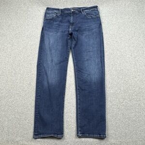 Mavi Zach Straight Leg Jeans 38x32 Organic Cotton Blend Stretch‎ Denim Casual